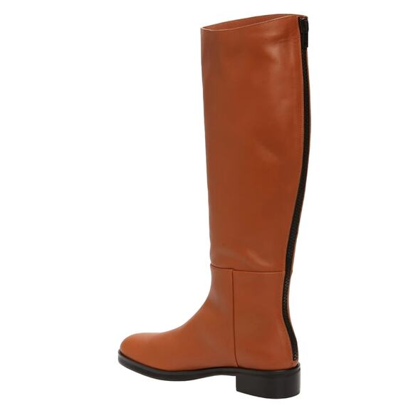 Frame Denim Le Ramsey Tall/Knee High Boot Sz 7.5 Brown/Tobacco Color Leather New - Picture 2 of 8